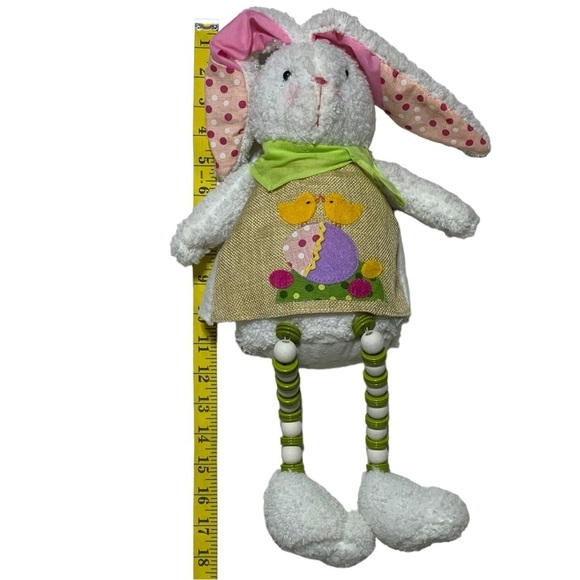 HomerBest Shelf Sitter Easter Bunny Home Decor Spring Rabbit Colorful Multicolor - Picture 8 of 16
